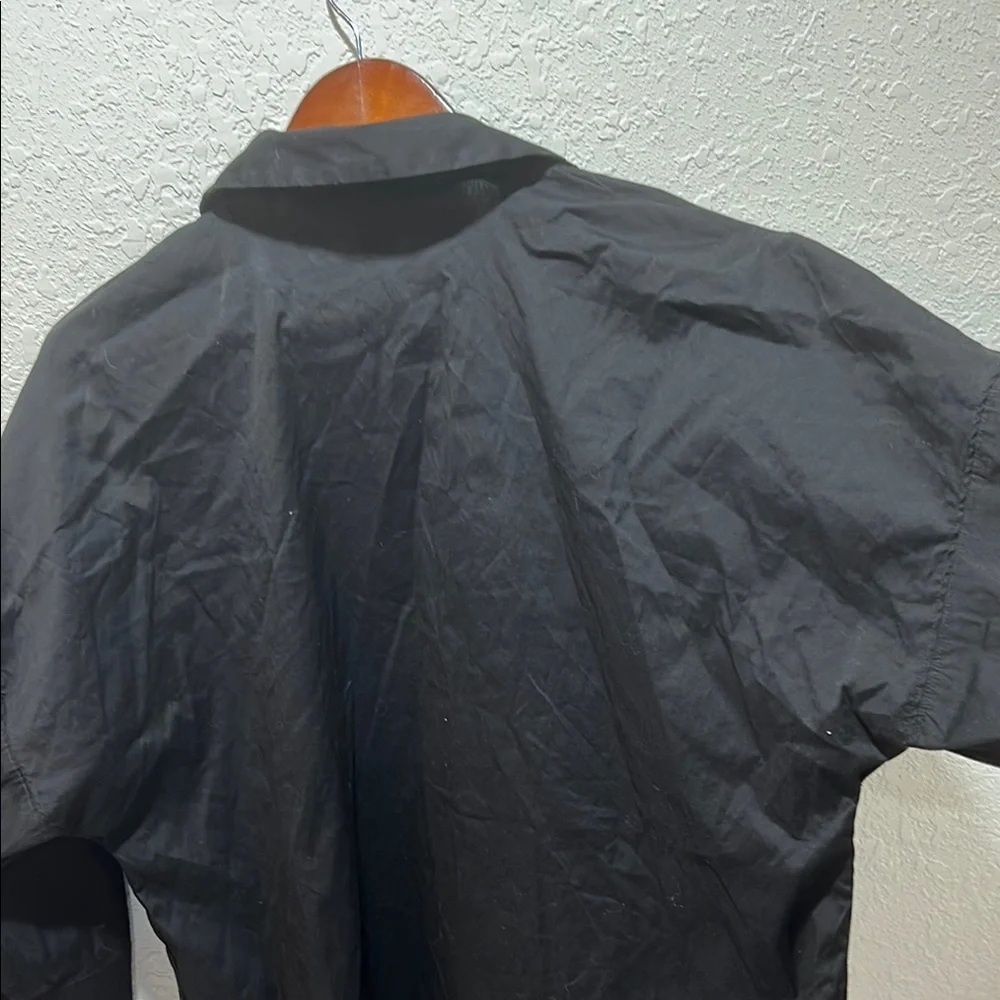 Chico’s  black blouse size 2 -u.s 12/14 GUC.. - Picture 9 of 11